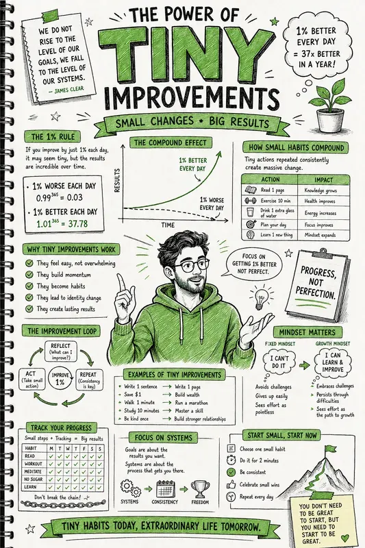 Handdrawn Habit Systems Posters