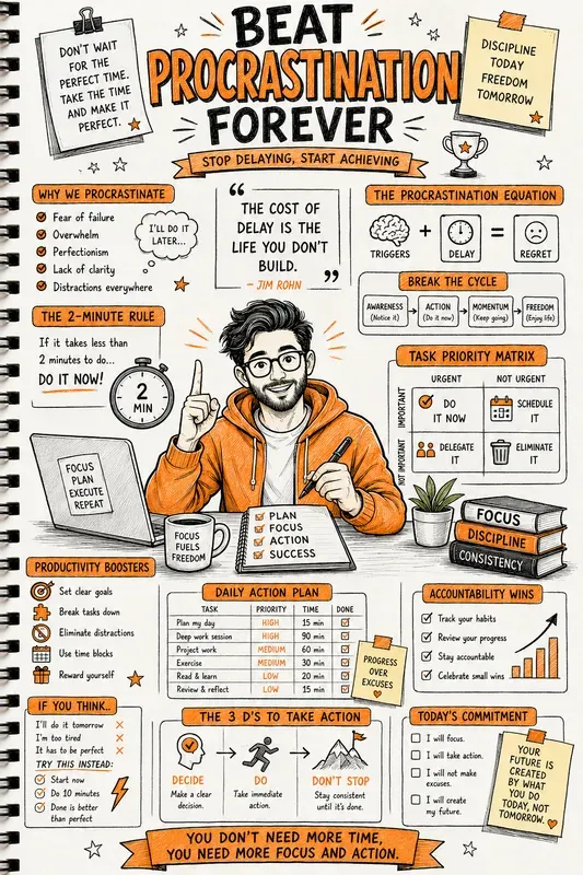 Handdrawn Habit Systems Posters