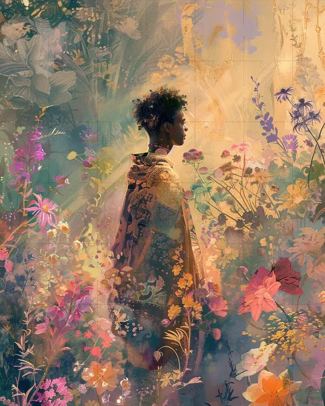 Ornate Pastelneon Fantasy Portraits