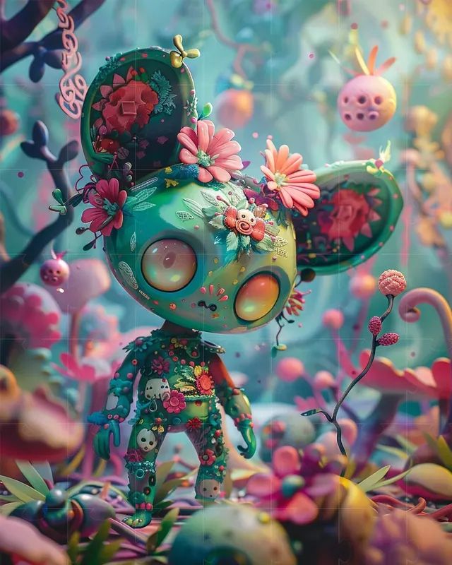 Ornate Pastelneon Fantasy Portraits