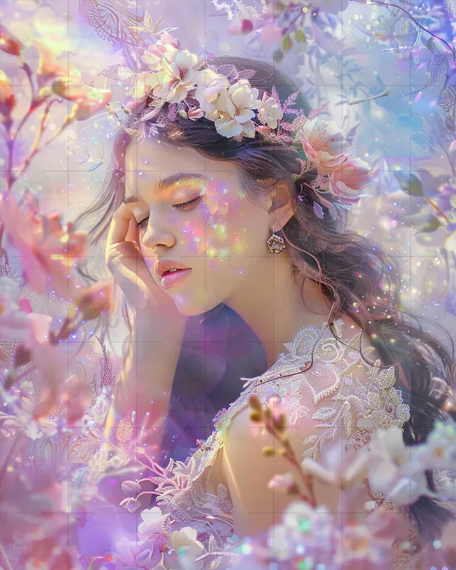 Ornate Pastelneon Fantasy Portraits