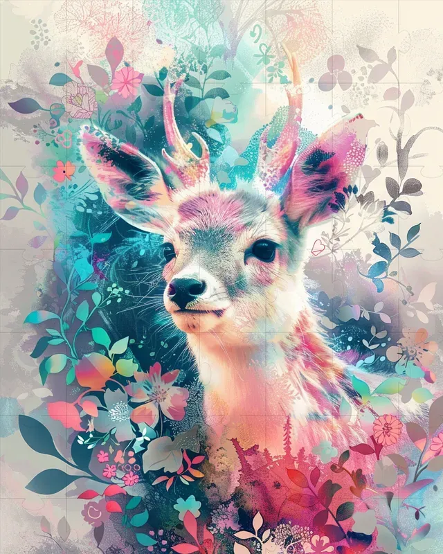 Ornate Pastelneon Fantasy Portraits