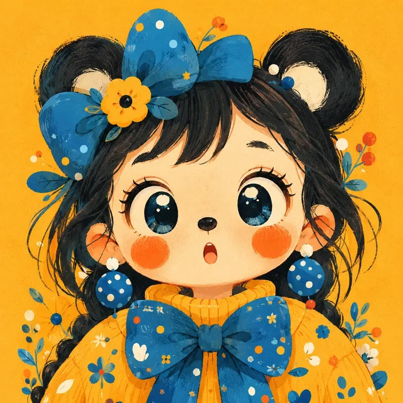 Cute Bigeyed Kawaii Portraits