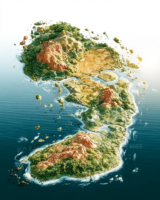Surreal Aerial Landscapes