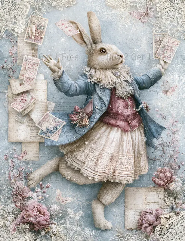 Alice In Tarot Wonderland Junk Journals