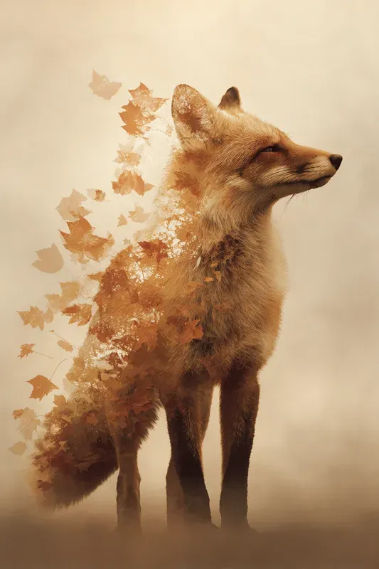 Animal Double Exposure Art Generator