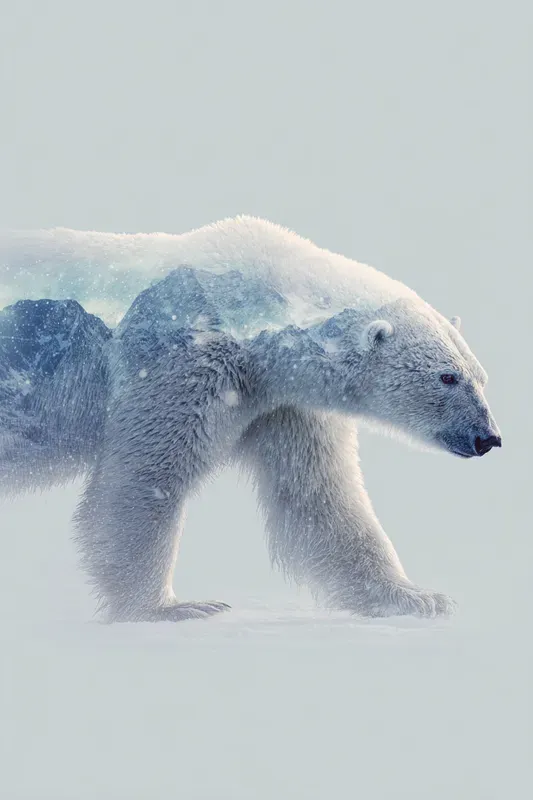 Animal Double Exposure Art Generator