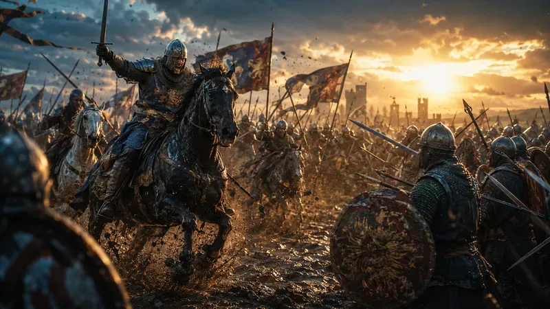 Epic Medieval Battle Scenes Dynamic