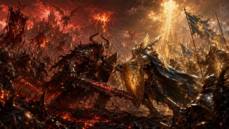Epic Medieval Battle Scenes Dynamic