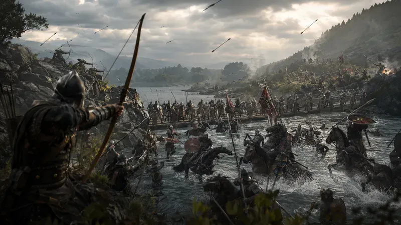 Epic Medieval Battle Scenes Dynamic