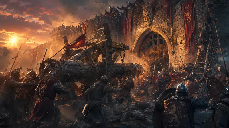 Epic Medieval Battle Scenes Dynamic