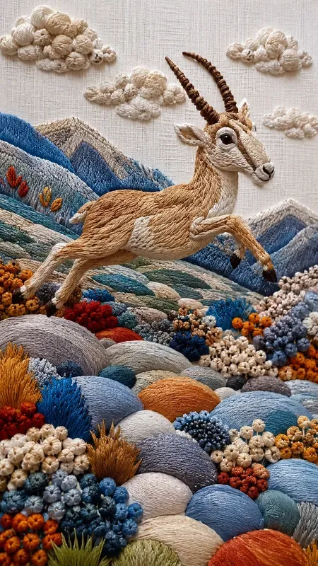 Tactile Handcrafted 3D Physical Wall Art