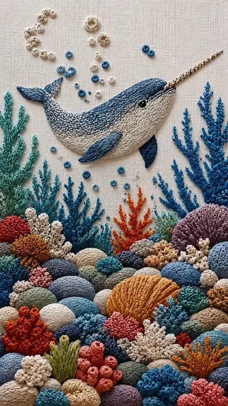 Tactile Handcrafted 3D Physical Wall Art