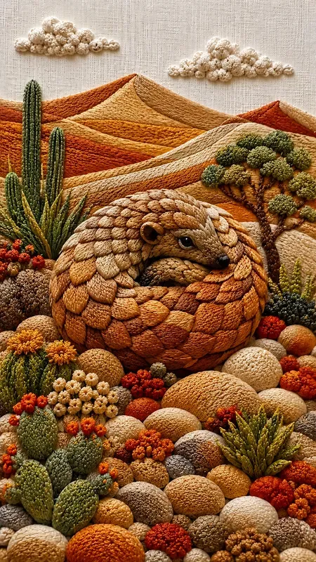 Tactile Handcrafted 3D Physical Wall Art