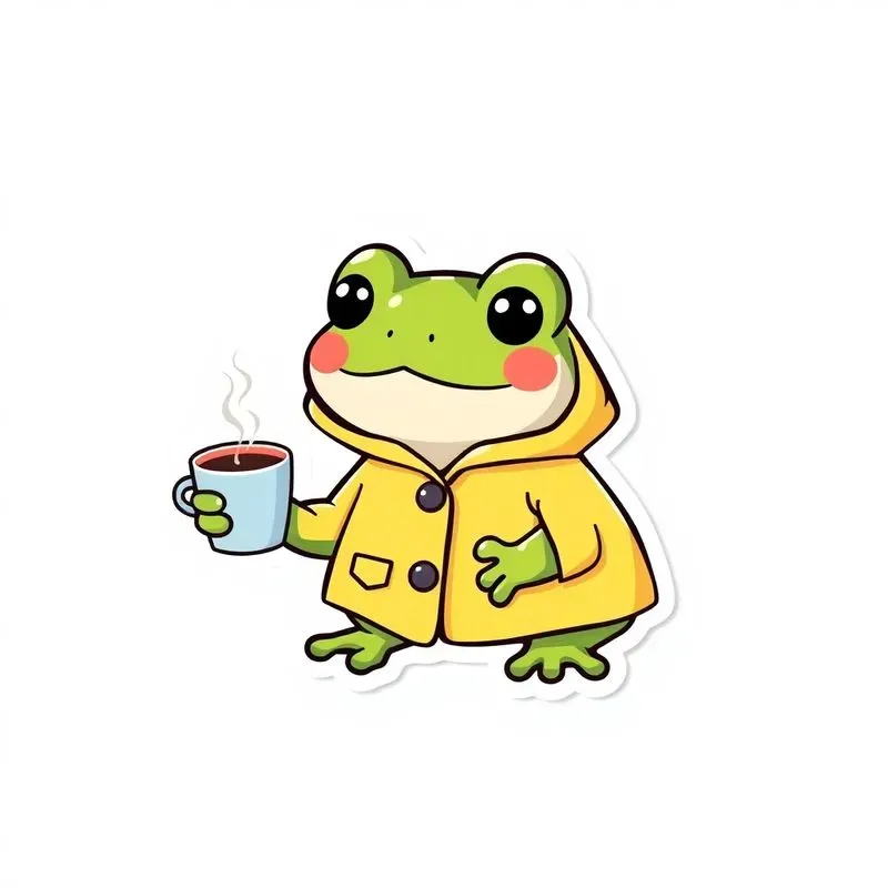 Cute 2D Vector Animal Sticker Makers