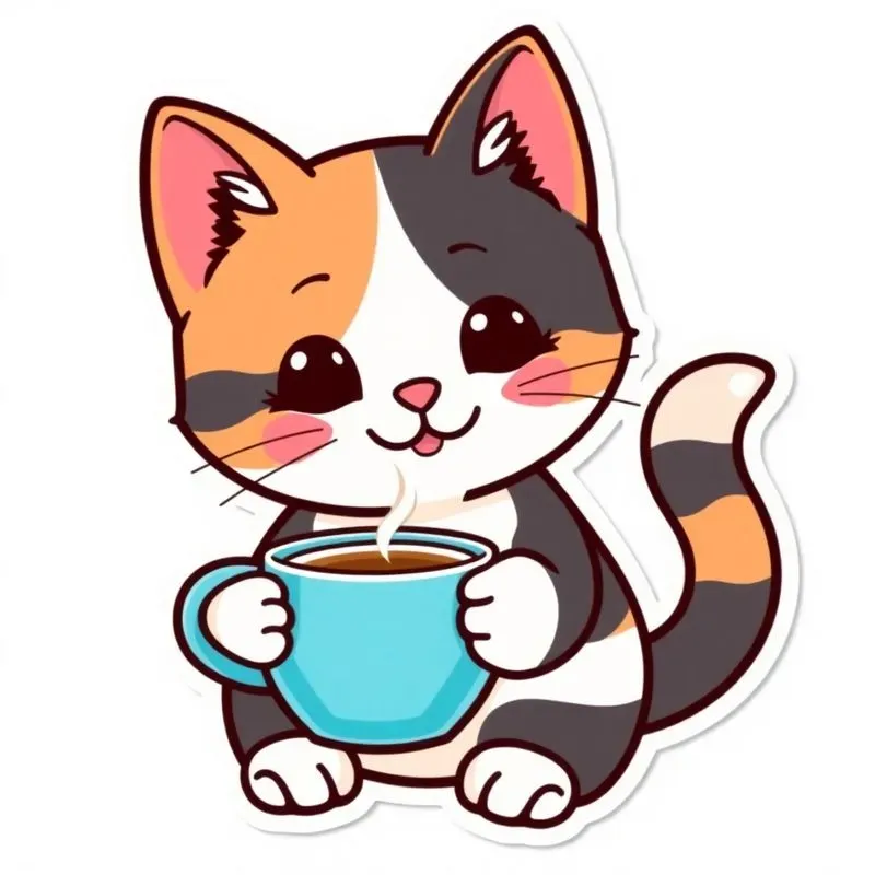 Cute 2D Vector Animal Sticker Makers