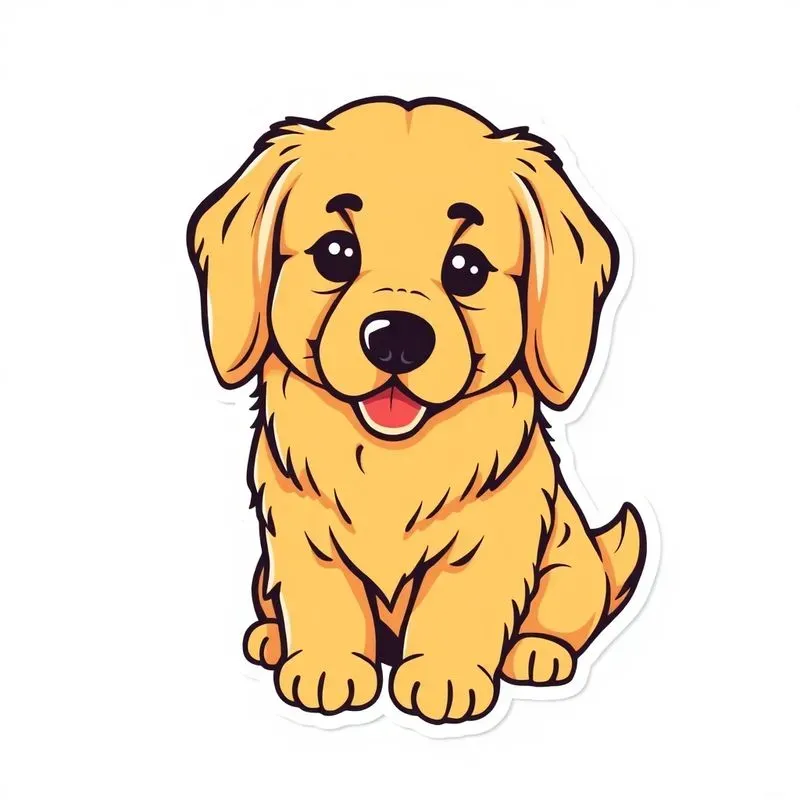 Cute 2D Vector Animal Sticker Makers