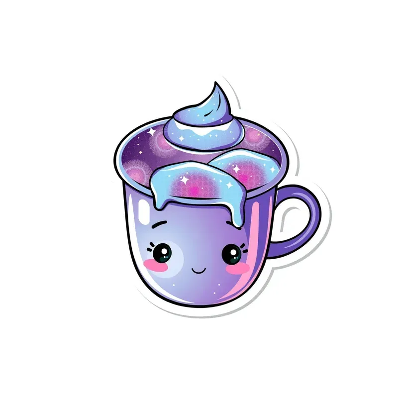 2d Creative Cut Sticker Design Assets