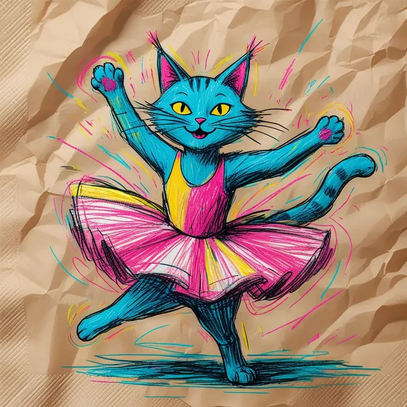 Crayon Doodle Sketches