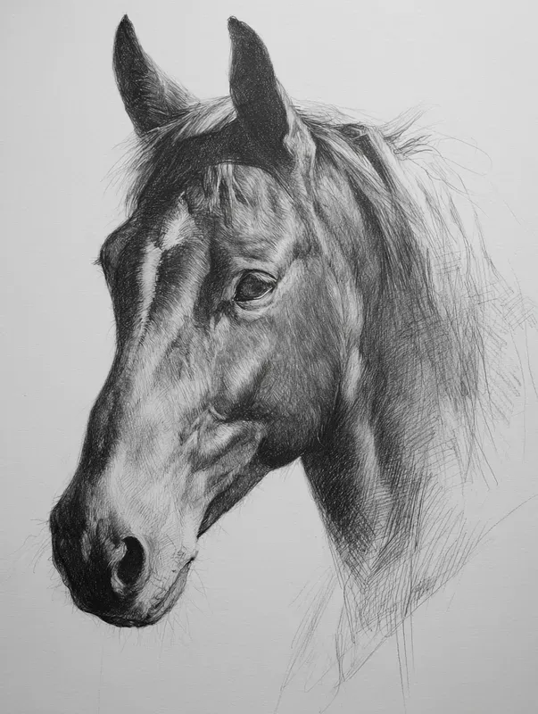 Wildlife Pencil Sketch Animal Art