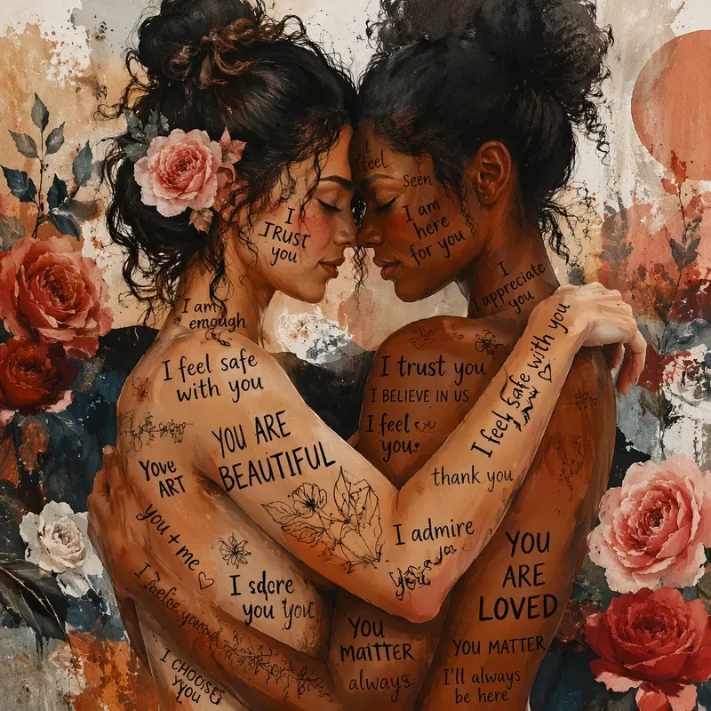 Emotional Body Typography Art