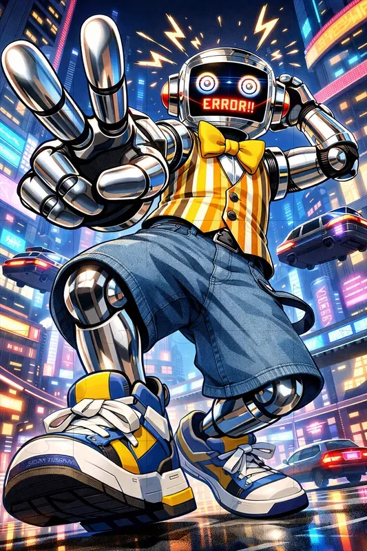 Low Angle Anime Illustrations