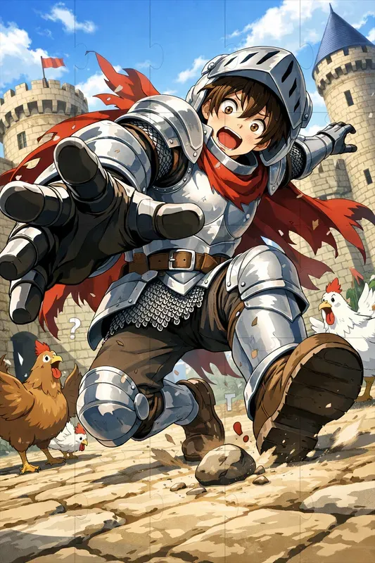 Low Angle Anime Illustrations