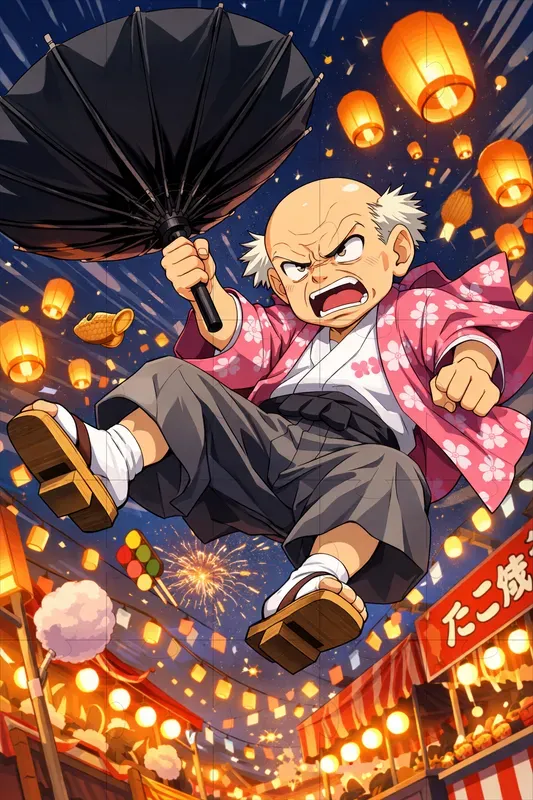 Low Angle Anime Illustrations