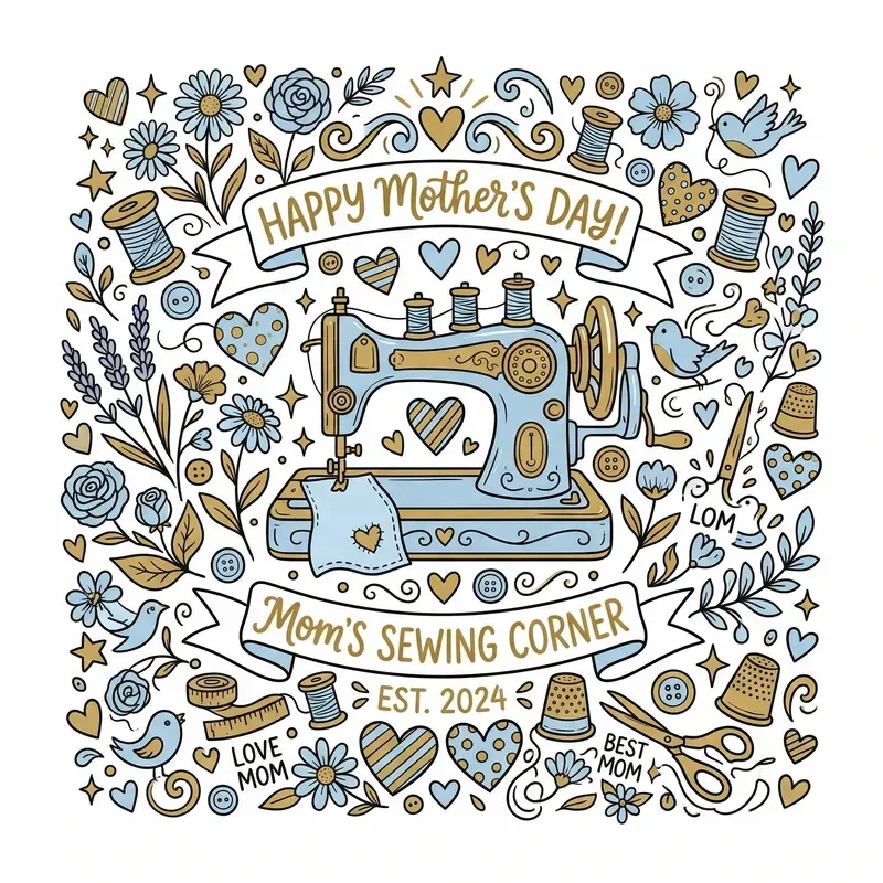 Mothers Day Doodle Art Creators