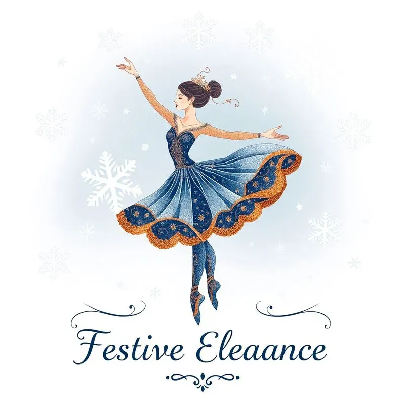 Magical Nutcracker Holiday Ballet Art