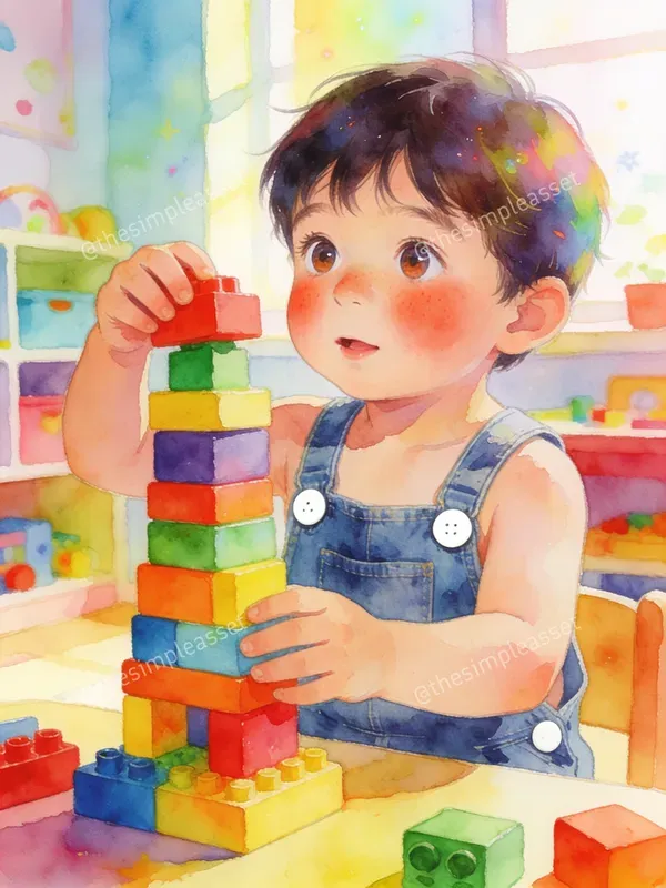 Boy Toys Storybook Illustration Art