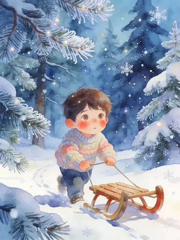Boy Toys Storybook Illustration Art