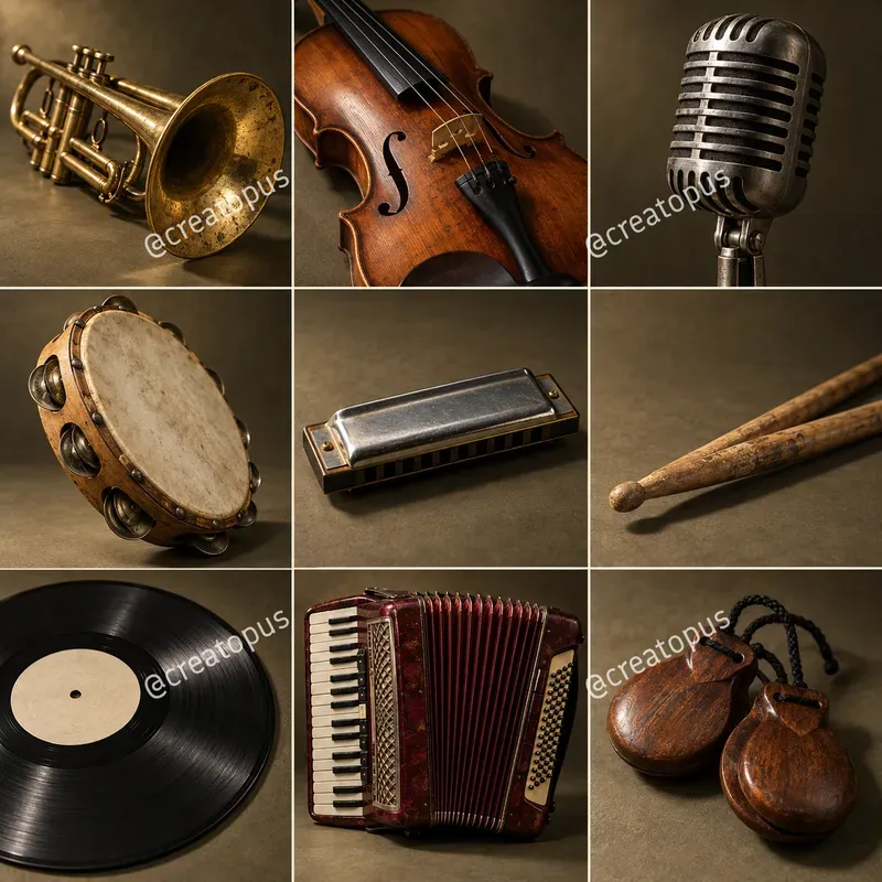 Editorial Still Life Photo Grids