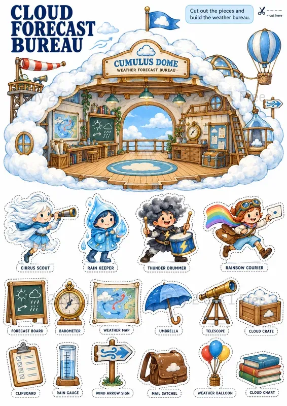 Doll House Printable Playsets Cute