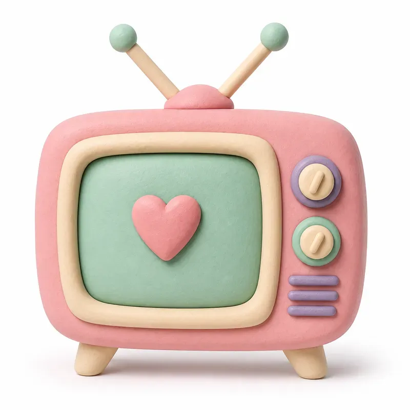 Chunky Pastel Clay Studio Icon Cliparts