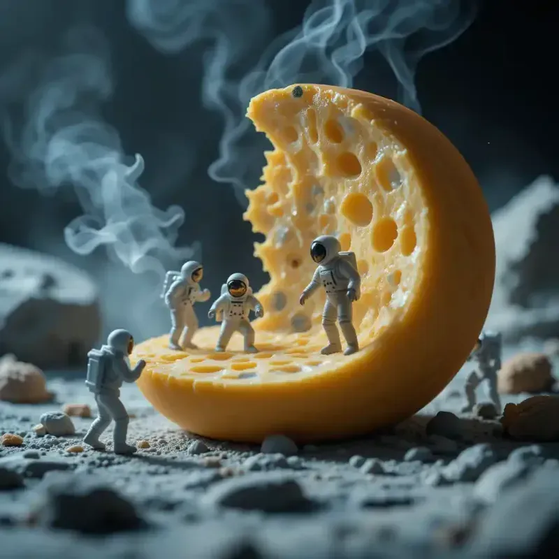Mini Workers In Whimsical Food Worlds