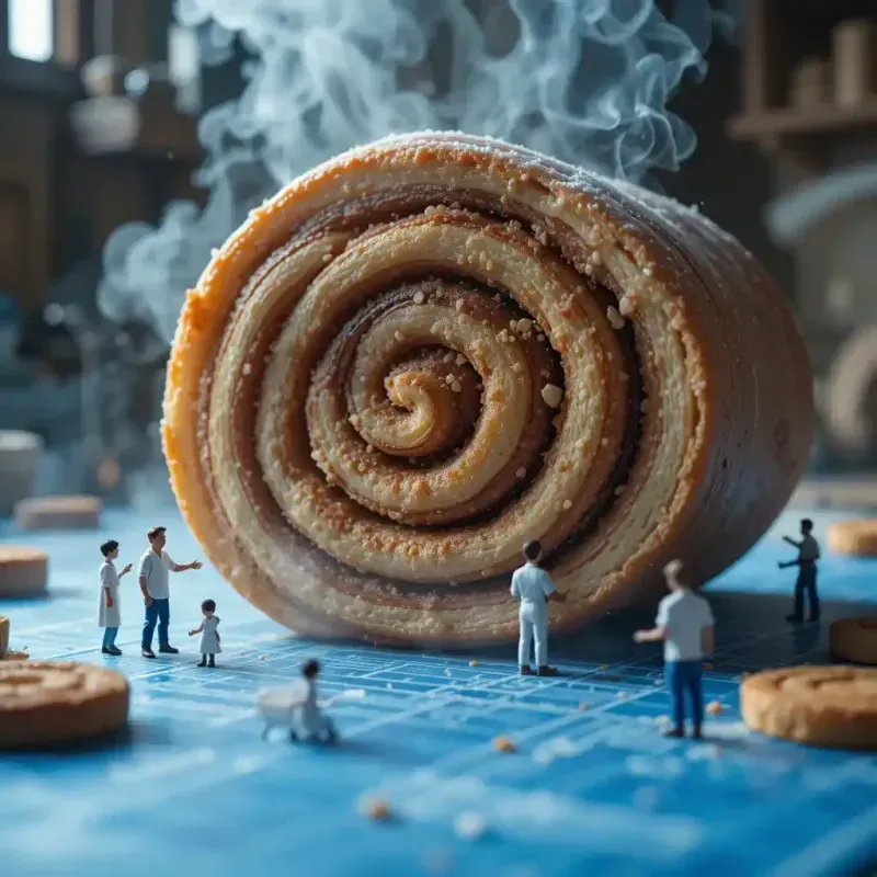 Mini Workers In Whimsical Food Worlds