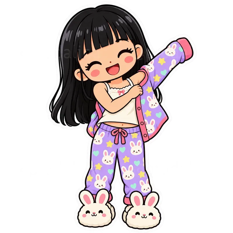 Cute Kids Selfcare Stickers