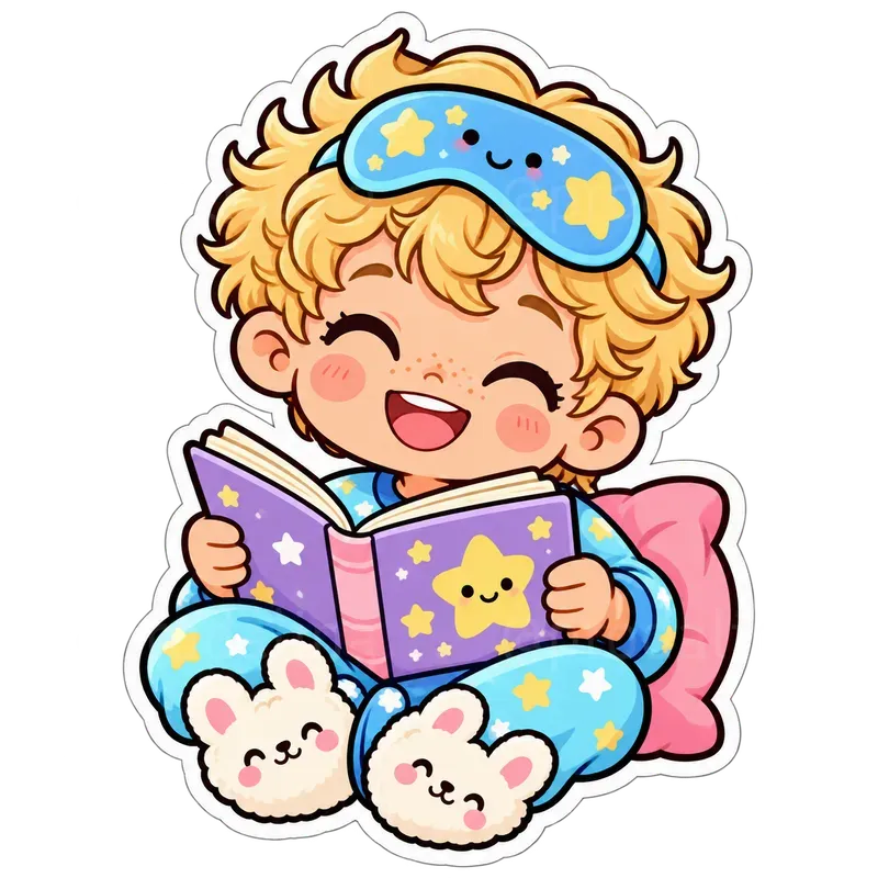 Cute Kids Selfcare Stickers