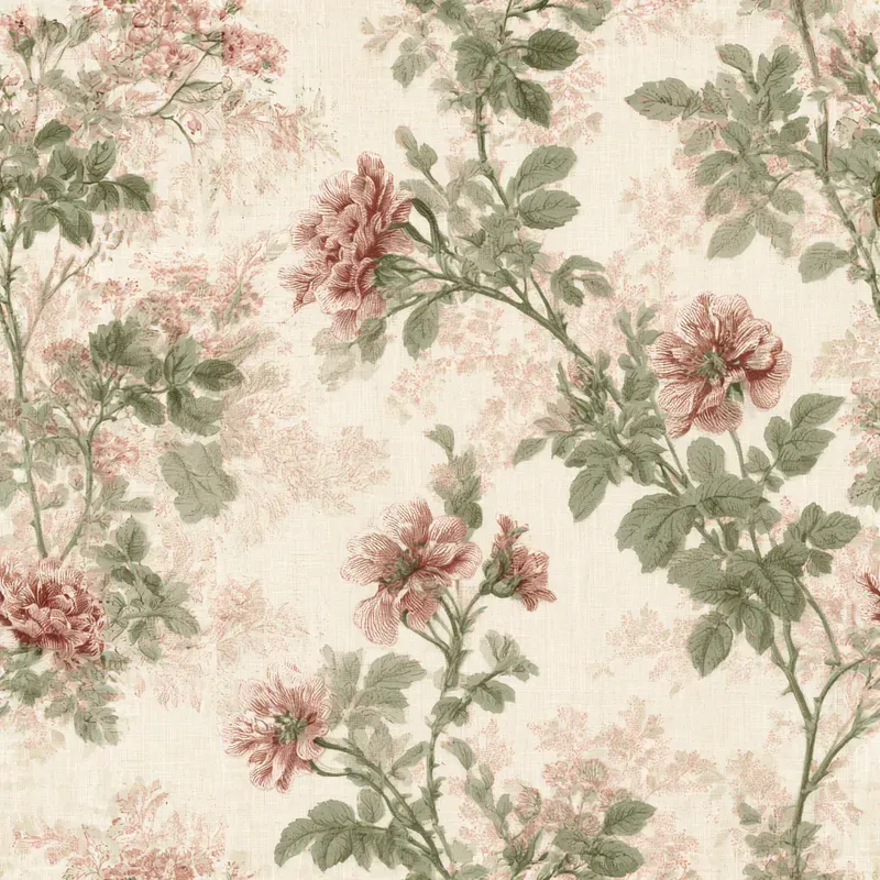 English Cottage Floral Backing Papers
