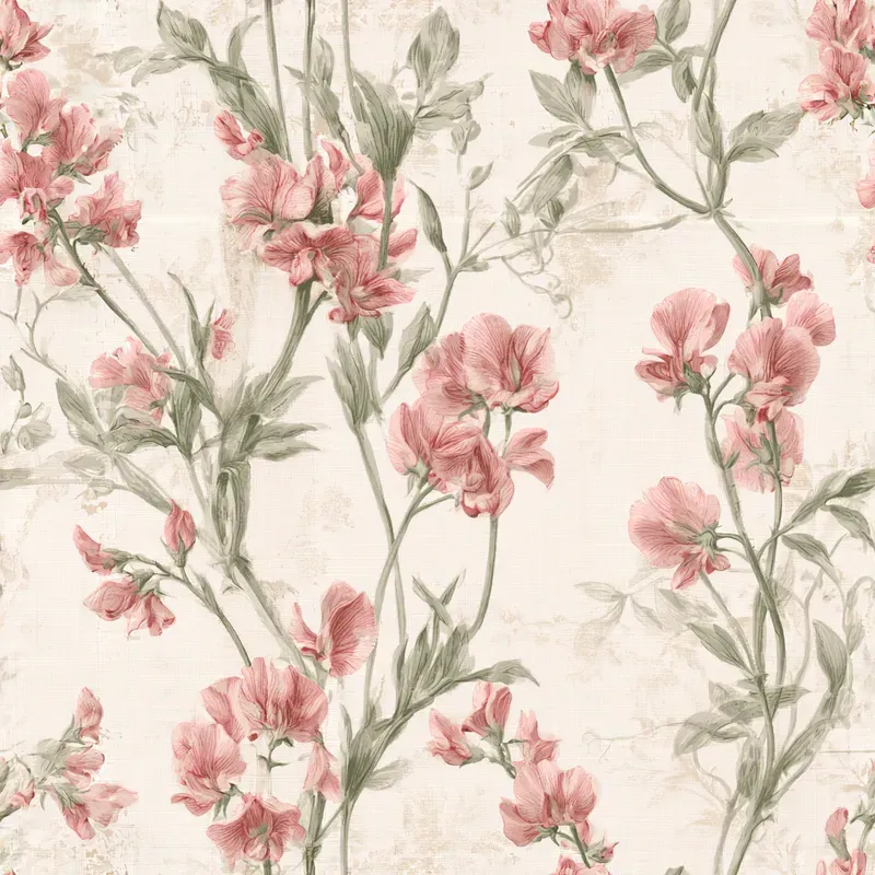 English Cottage Floral Backing Papers