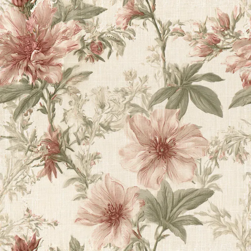English Cottage Floral Backing Papers