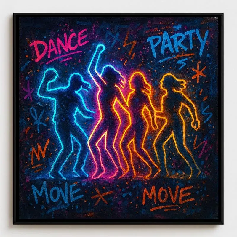 Electrified Street Art In Paintings