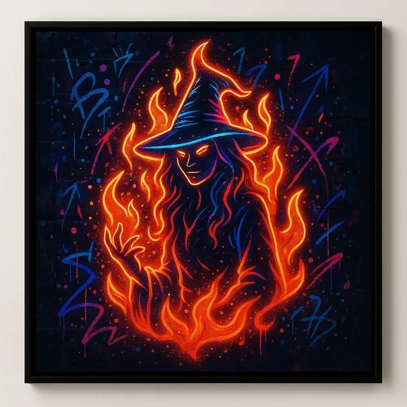 Electrified Street Art In Paintings