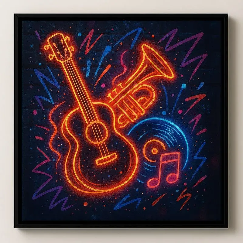 Electrified Street Art In Paintings