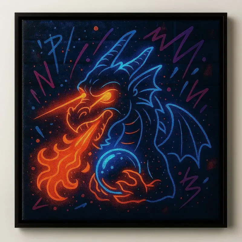 Electrified Street Art In Paintings
