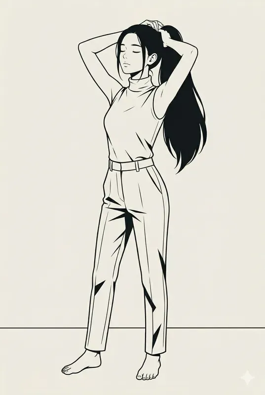 Contemporary Minimal Anime Linework
