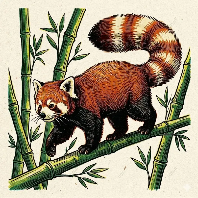 Exotic Animal Riso Print Illustrations