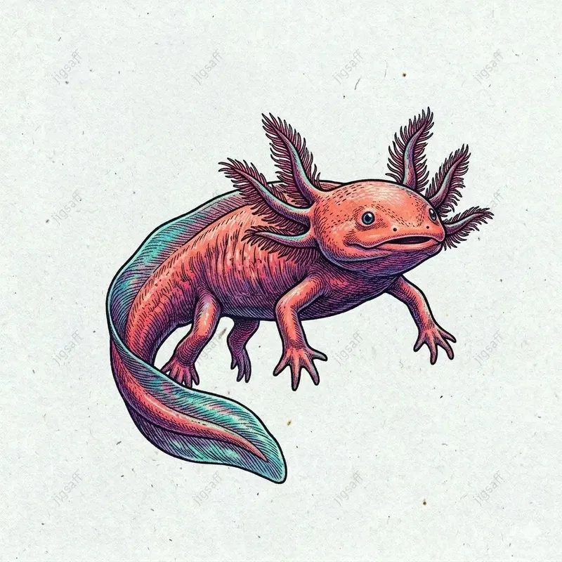 Exotic Animal Riso Print Illustrations