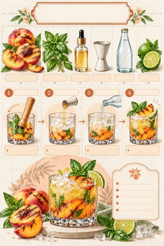 Botanical Recipe Infographic Templates